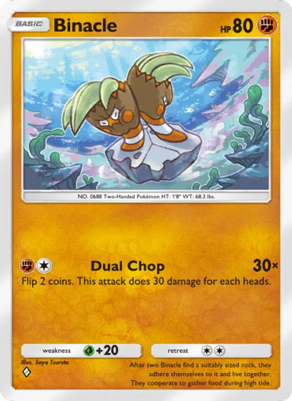 Binacle - Wisdom of Sea and Sky Pokemon Card