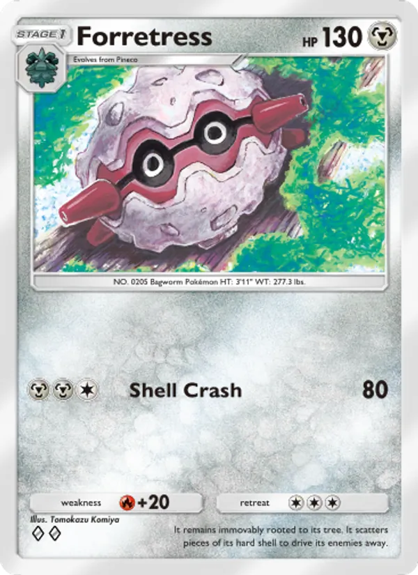 Forretress - Wisdom of Sea and Sky Pokemon Card