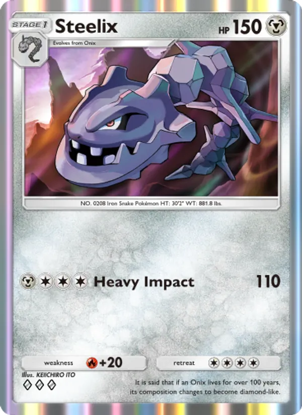 Steelix - Wisdom of Sea and Sky Pokemon Card