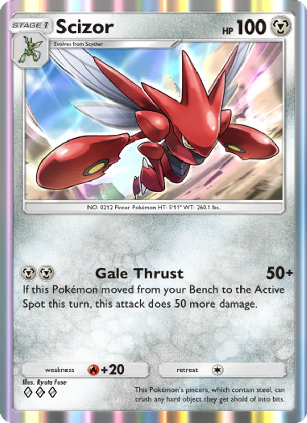 Scizor - Wisdom of Sea and Sky Pokemon Card