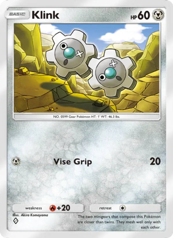 Klink - Wisdom of Sea and Sky Pokemon Card