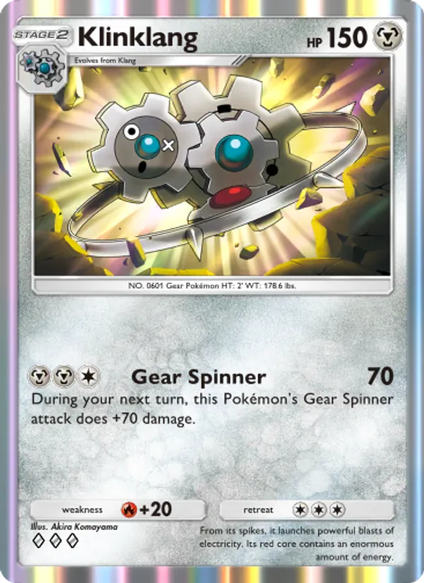 Klinklang - Wisdom of Sea and Sky Pokemon Card