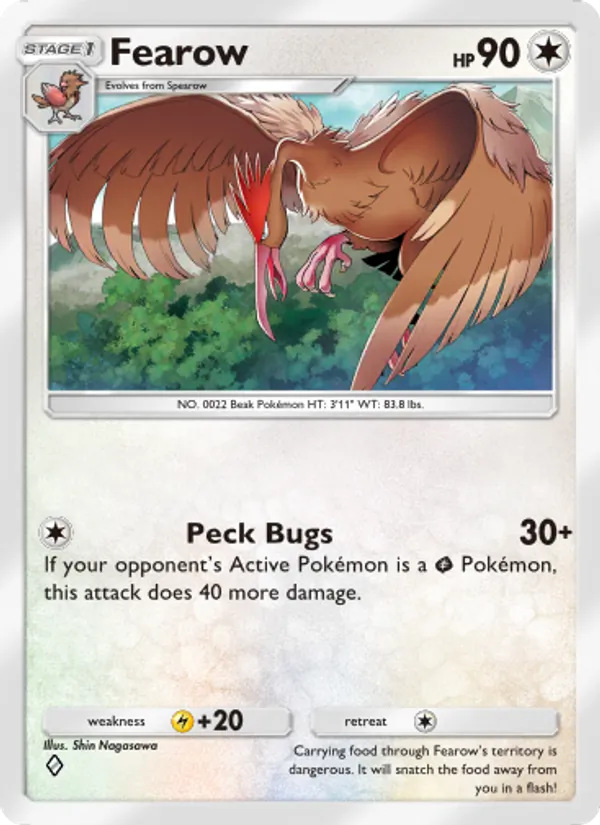 Fearow - Wisdom of Sea and Sky Pokemon Card
