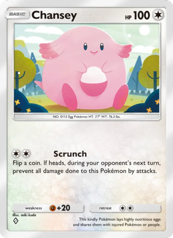 Chansey - Wisdom of Sea and Sky Pokemon Card