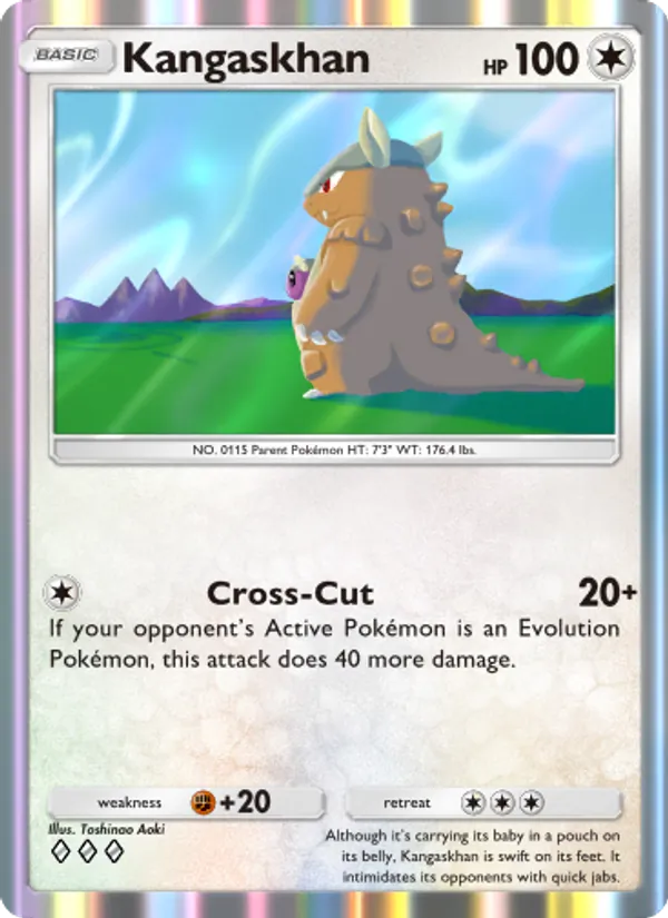 Kangaskhan - Wisdom of Sea and Sky Pokemon Card