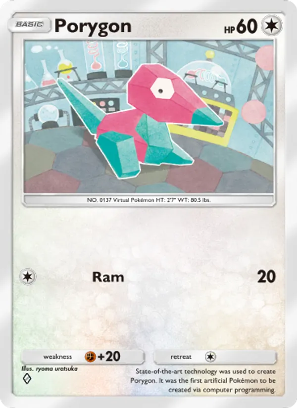 Porygon - Wisdom of Sea and Sky Pokemon Card