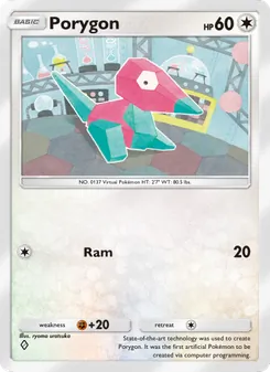Porygon - Wisdom of Sea and Sky