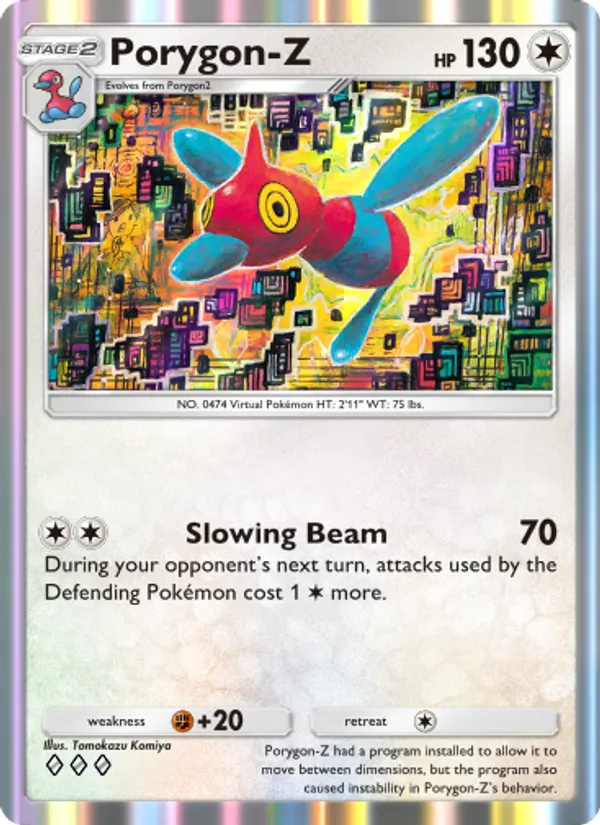 Porygon-Z - Wisdom of Sea and Sky Pokemon Card