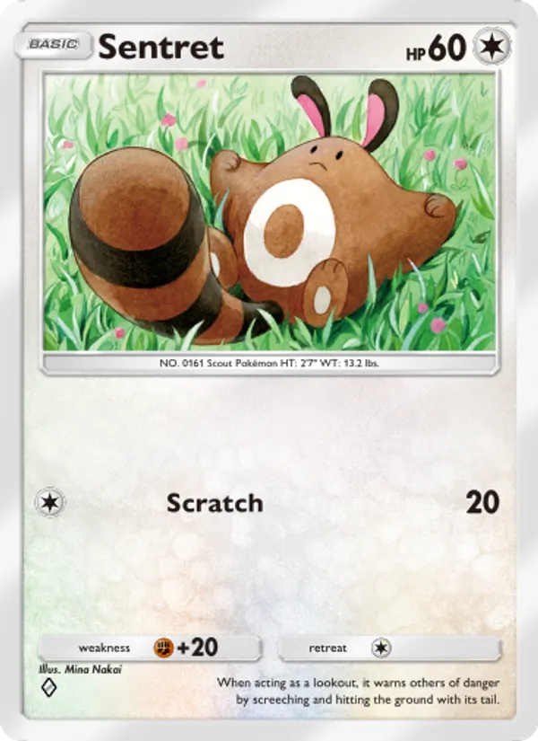 Sentret - Wisdom of Sea and Sky Pokemon Card