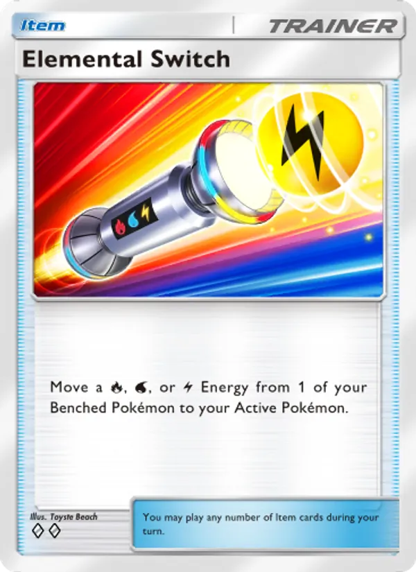 Elemental Switch - Wisdom of Sea and Sky Pokemon Card
