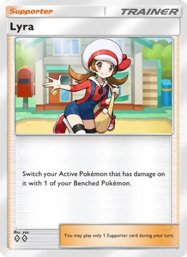 Lyra - Wisdom of Sea and Sky Pokemon Card