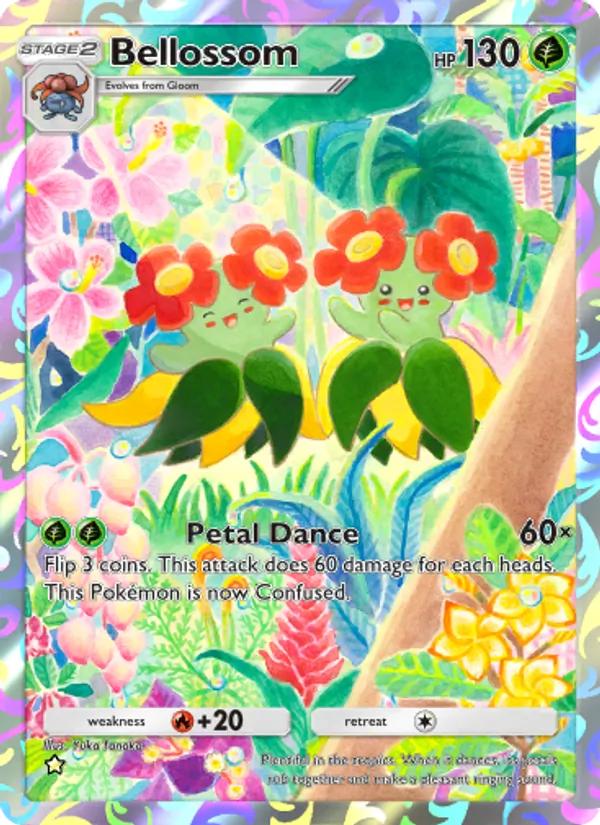 Bellossom - Wisdom of Sea and Sky Pokemon Card