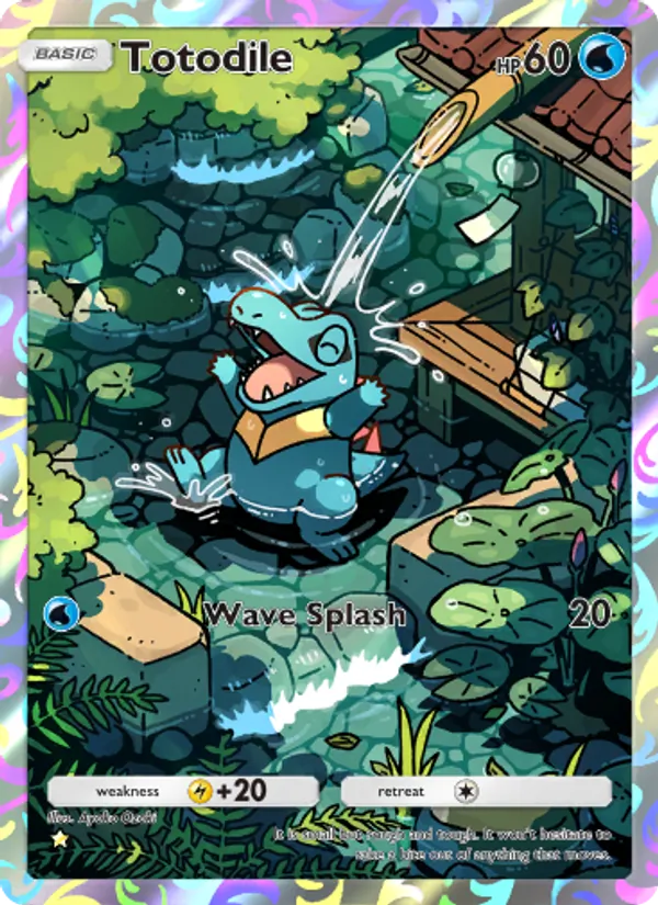 Totodile - Wisdom of Sea and Sky Pokemon Card