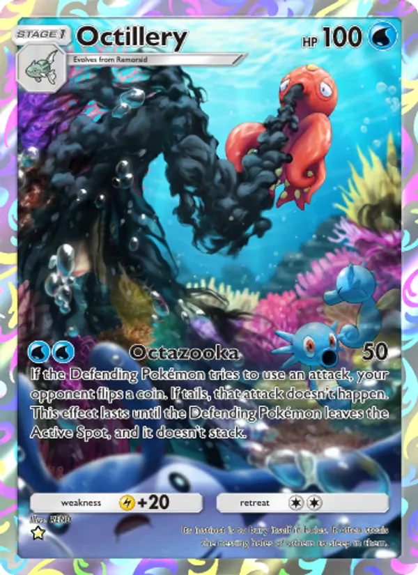 Octillery - Wisdom of Sea and Sky Pokemon Card