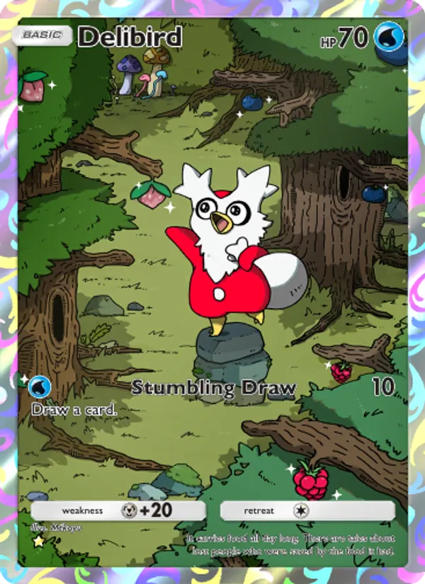 Delibird - Wisdom of Sea and Sky Pokemon Card