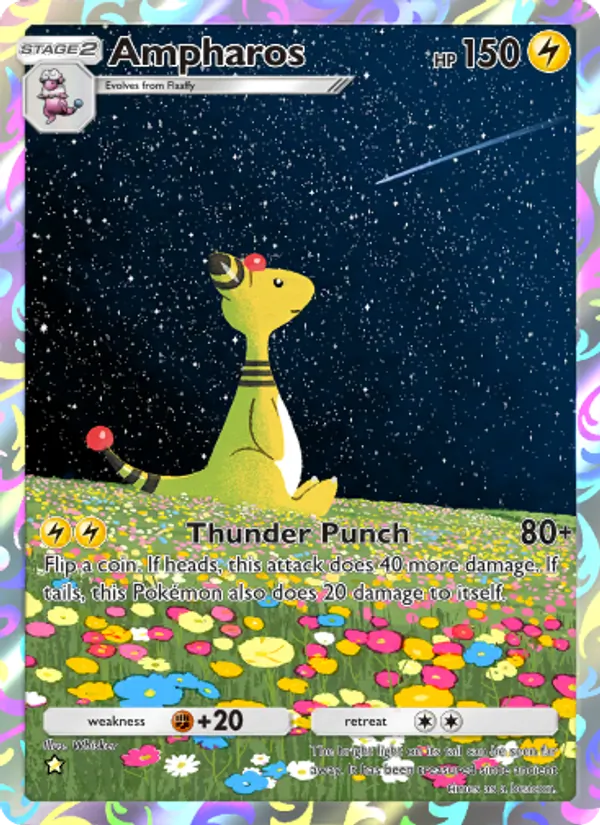 Ampharos - Wisdom of Sea and Sky Pokemon Card