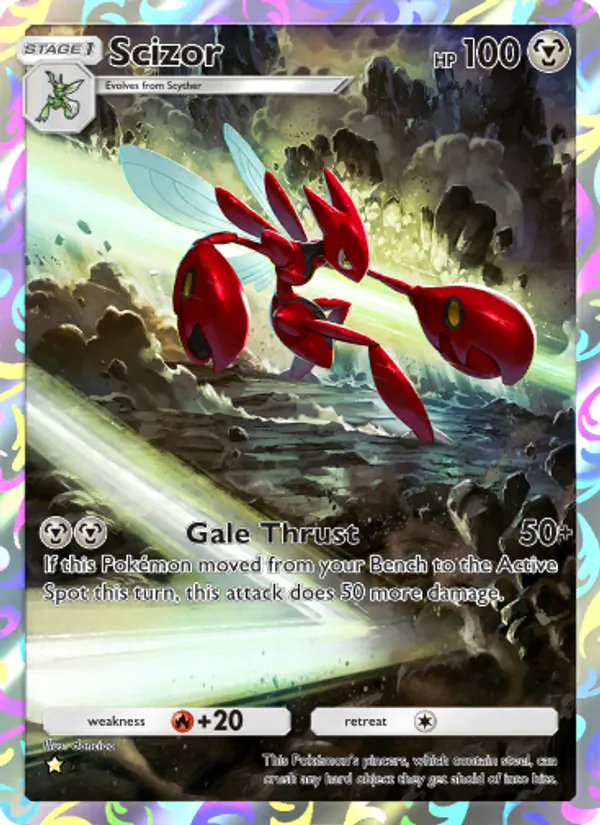 Scizor - Wisdom of Sea and Sky Pokemon Card