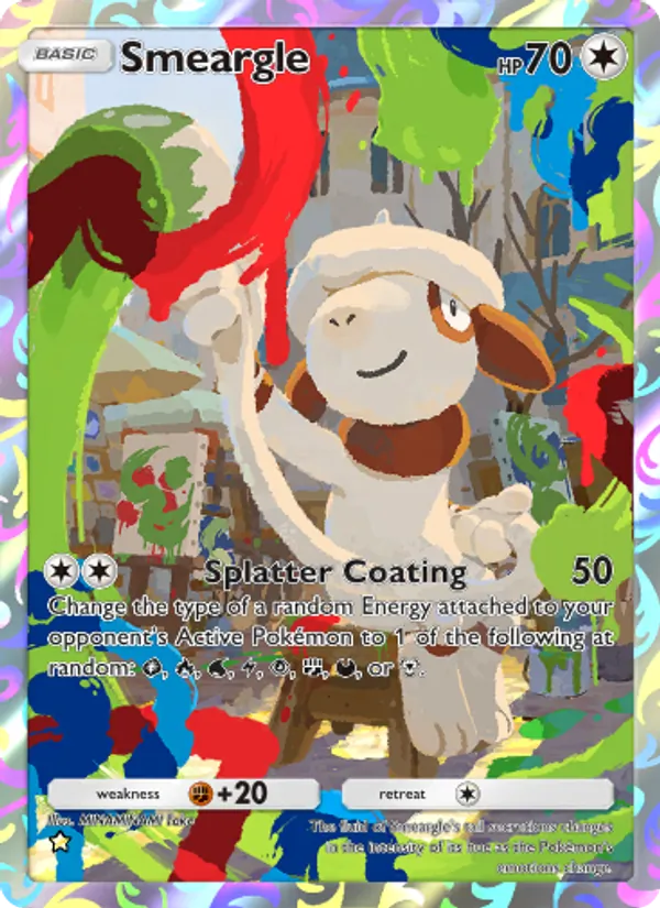 Smeargle - Wisdom of Sea and Sky Pokemon Card