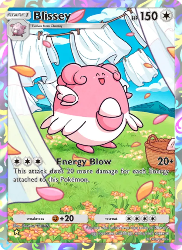 Blissey - Wisdom of Sea and Sky Pokemon Card
