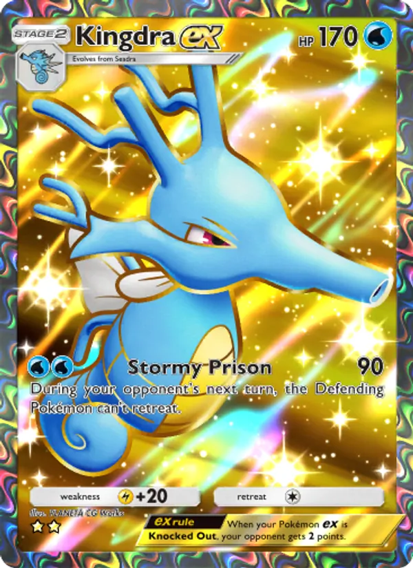 Kingdra ex - Wisdom of Sea and Sky Pokemon Card