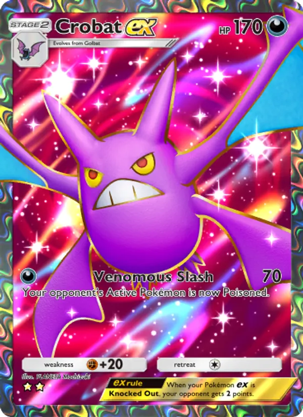 Crobat ex - Wisdom of Sea and Sky Pokemon Card