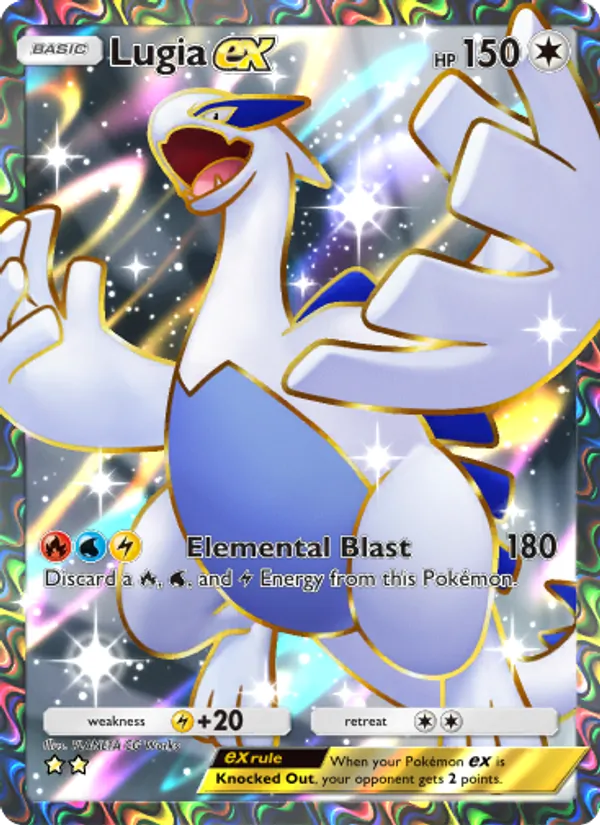 Lugia ex - Wisdom of Sea and Sky Pokemon Card