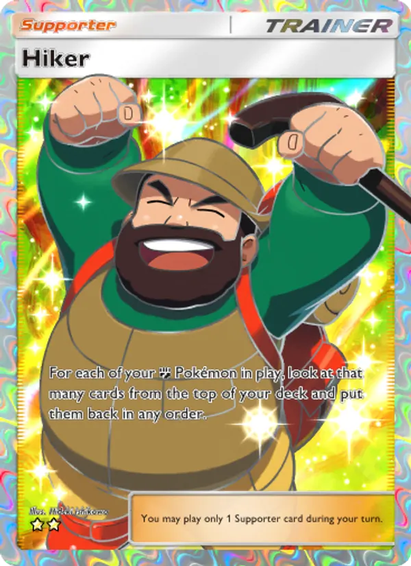 Hiker - Wisdom of Sea and Sky Pokemon Card