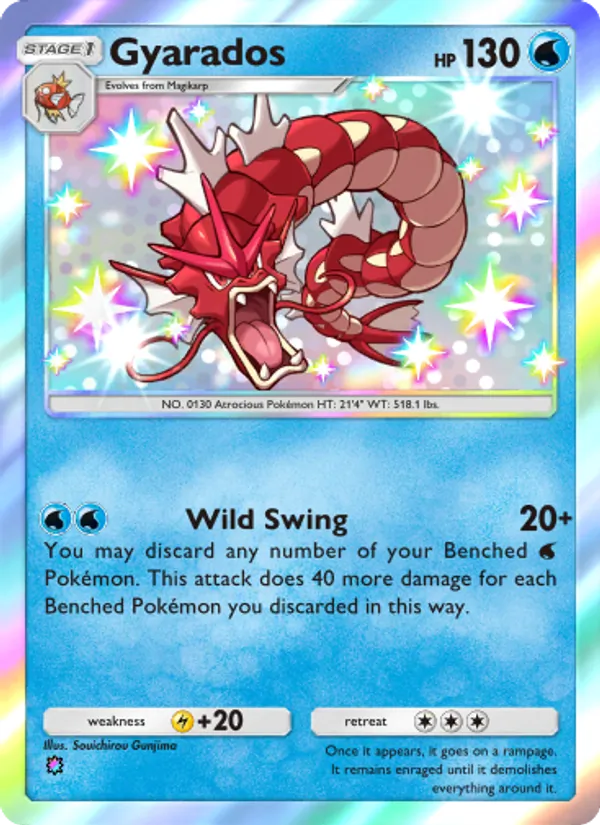 Gyarados - Wisdom of Sea and Sky Pokemon Card