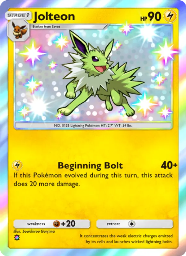 Jolteon - Wisdom of Sea and Sky Pokemon Card