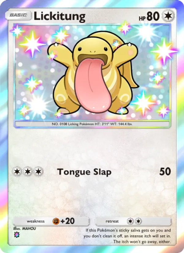 Lickitung - Wisdom of Sea and Sky Pokemon Card