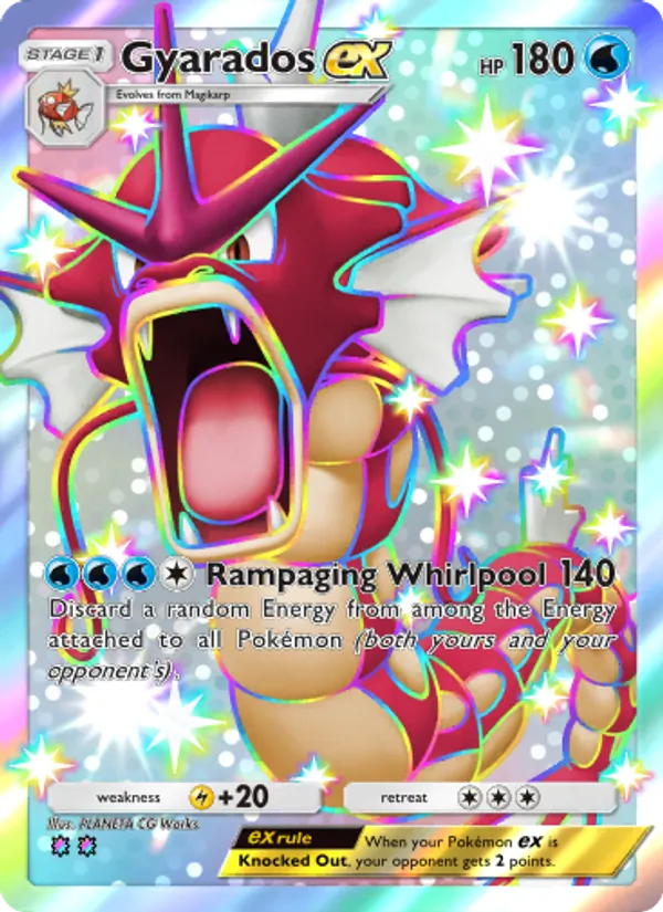 Gyarados ex - Wisdom of Sea and Sky Pokemon Card