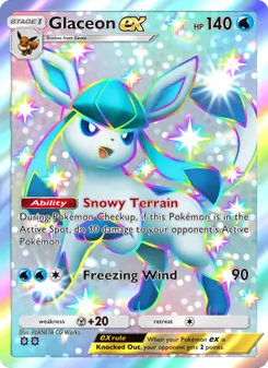 Glaceon ex - Wisdom of Sea and Sky