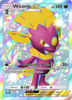 Weavile ex - Wisdom of Sea and Sky