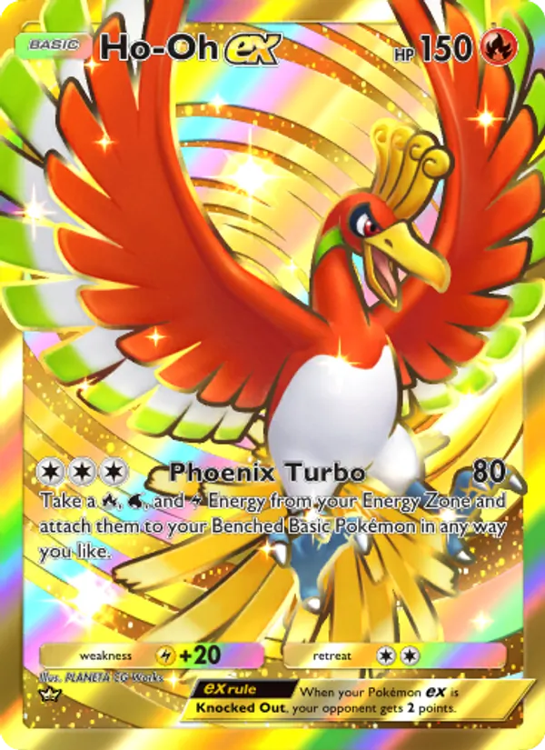 Ho-Oh ex - Wisdom of Sea and Sky Pokemon Card