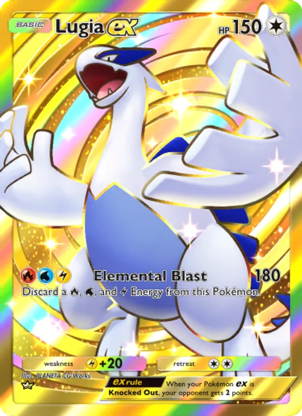 Lugia ex - Wisdom of Sea and Sky Pokemon Card