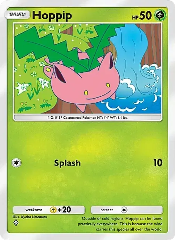 Hoppip - Secluded Springs Pokemon Card
