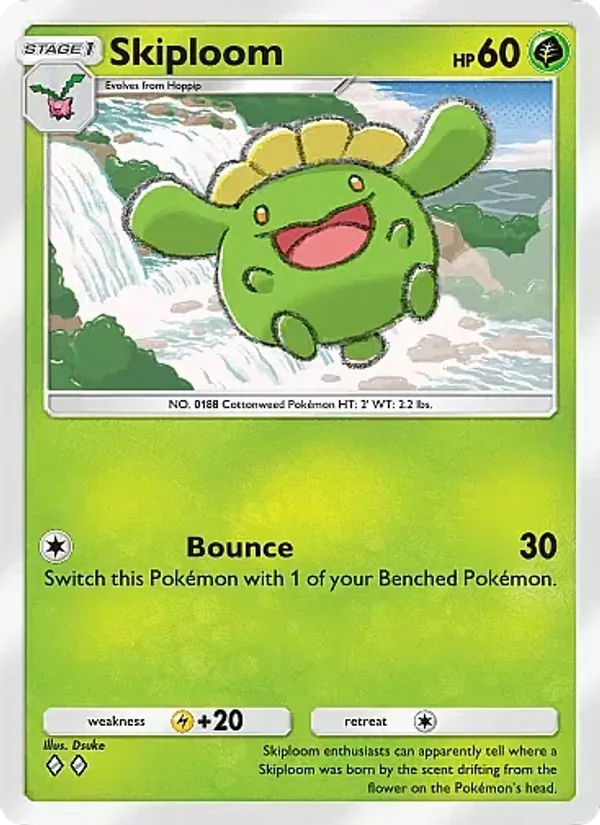 Skiploom - Secluded Springs Pokemon Card