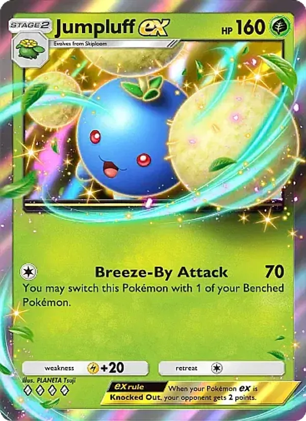 Jumpluff ex - Secluded Springs Pokemon Card