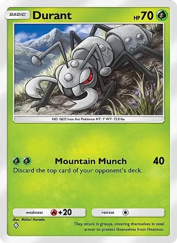 Durant - Secluded Springs Pokemon Card