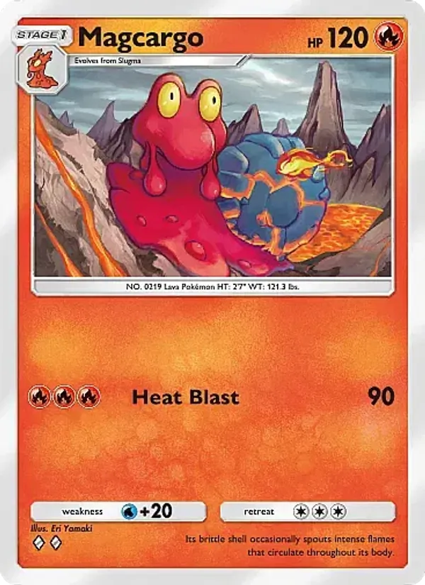Magcargo - Secluded Springs Pokemon Card