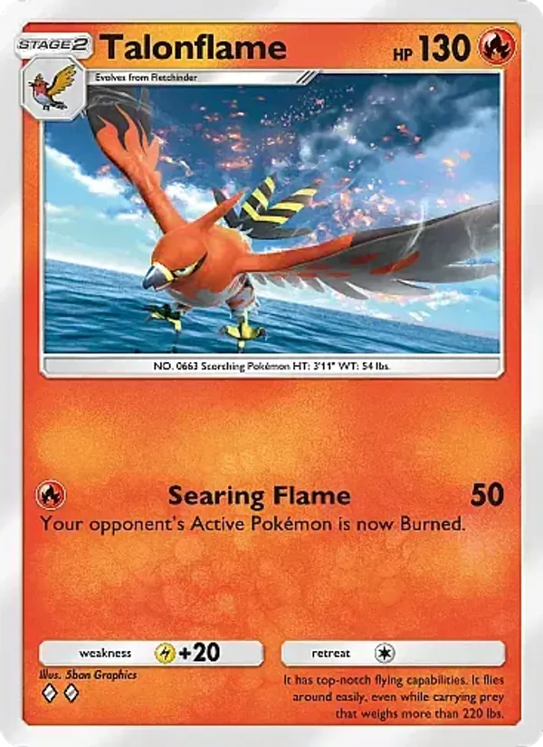Talonflame - Secluded Springs Pokemon Card