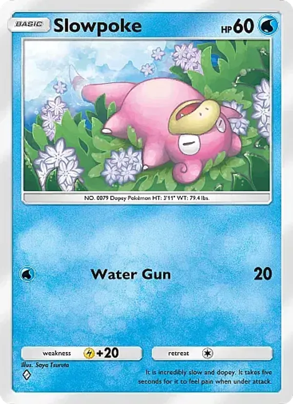 Slowpoke - Secluded Springs Pokemon Card
