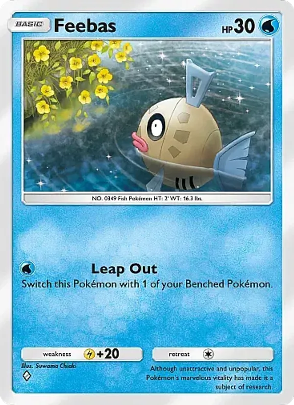 Feebas - Secluded Springs Pokemon Card