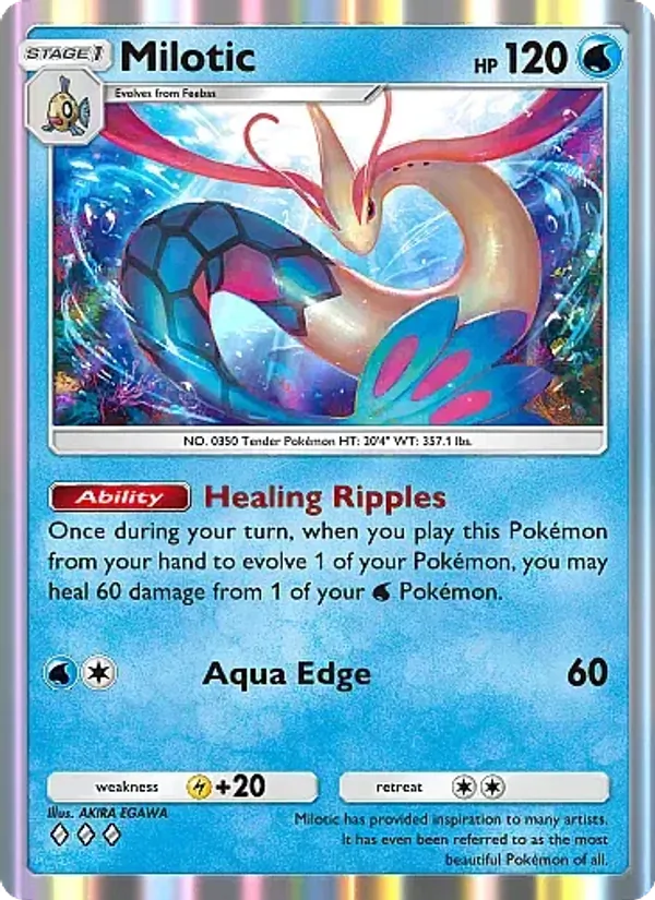Milotic - Secluded Springs Pokemon Card
