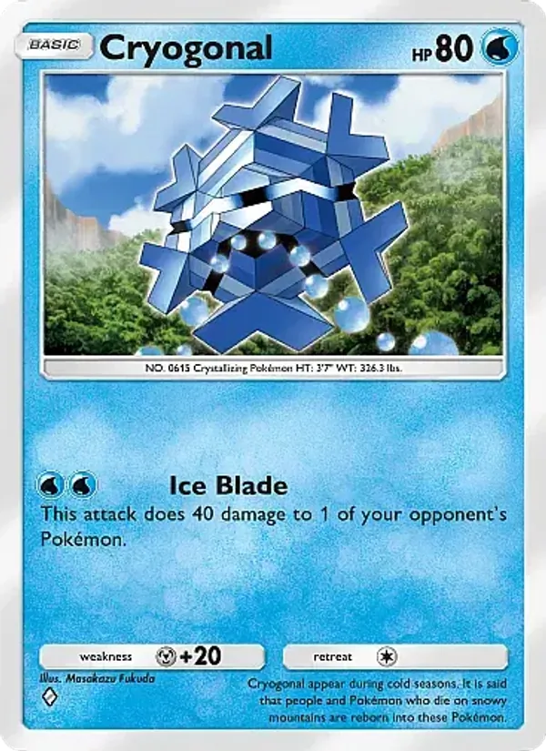 Cryogonal - Secluded Springs Pokemon Card