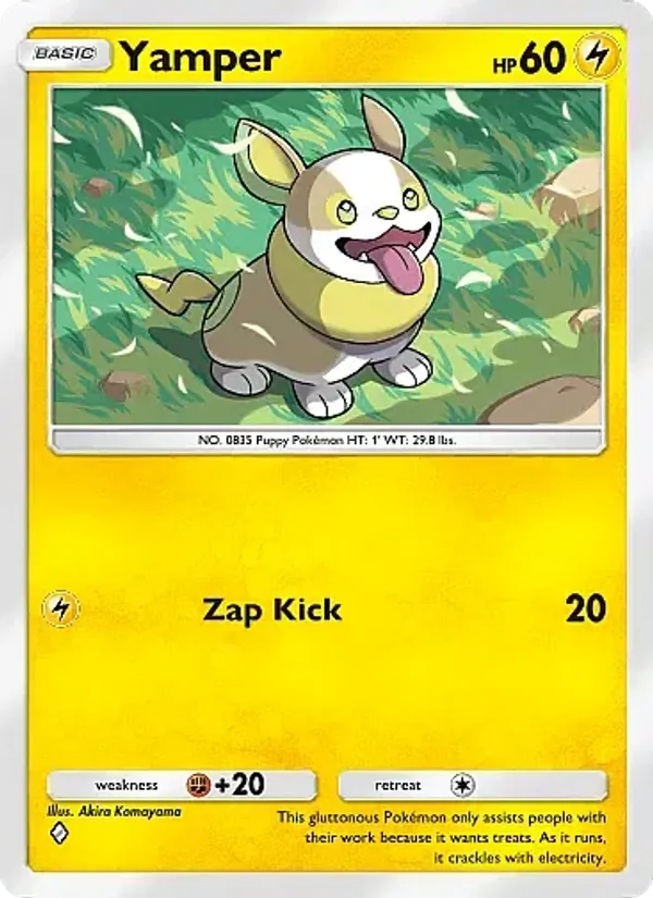 Yamper - Secluded Springs Pokemon Card