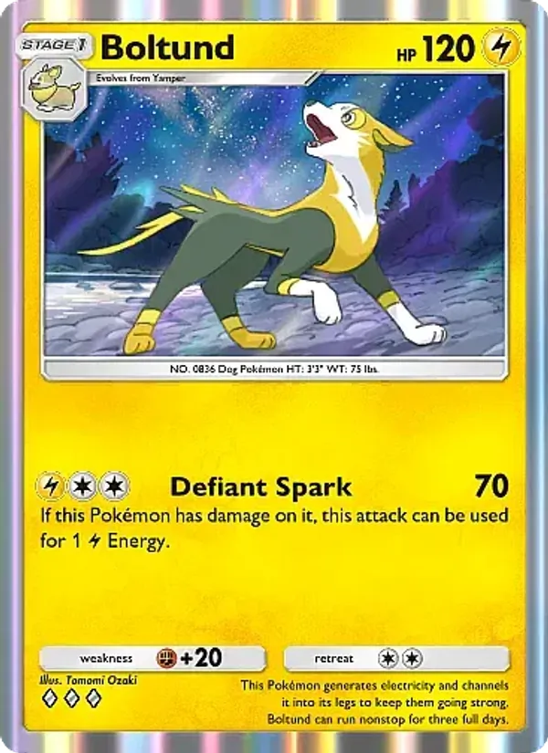Boltund - Secluded Springs Pokemon Card