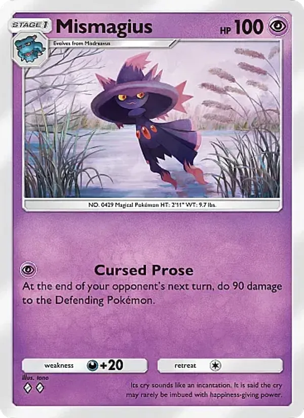 Mismagius - Secluded Springs Pokemon Card