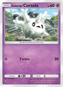 Galarian Corsola - Secluded Springs