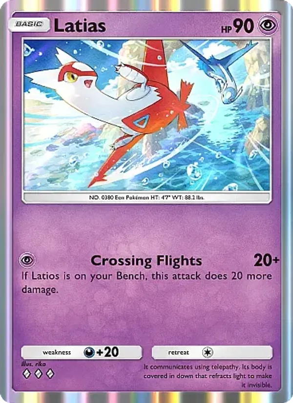 Latias - Secluded Springs Pokemon Card